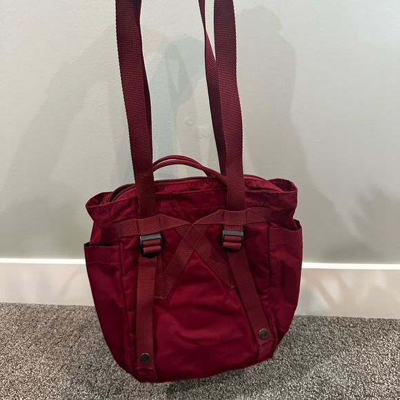 Fjallraven mini tote, maroon - Picture 3 of 6